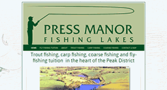 Desktop Screenshot of pressmanorfishinglakes.com